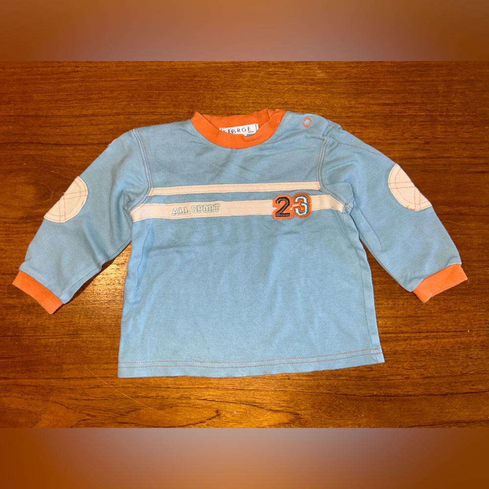 George | long sleeve light blue t-shirt | size 24m